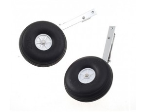 Flyfans Mig-25 Twin 64mm EDF Jet Main Landing Gear Strut & Wheel Set 